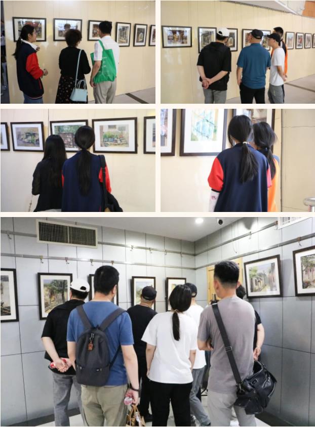 精英华唐艺术高中写生作品展